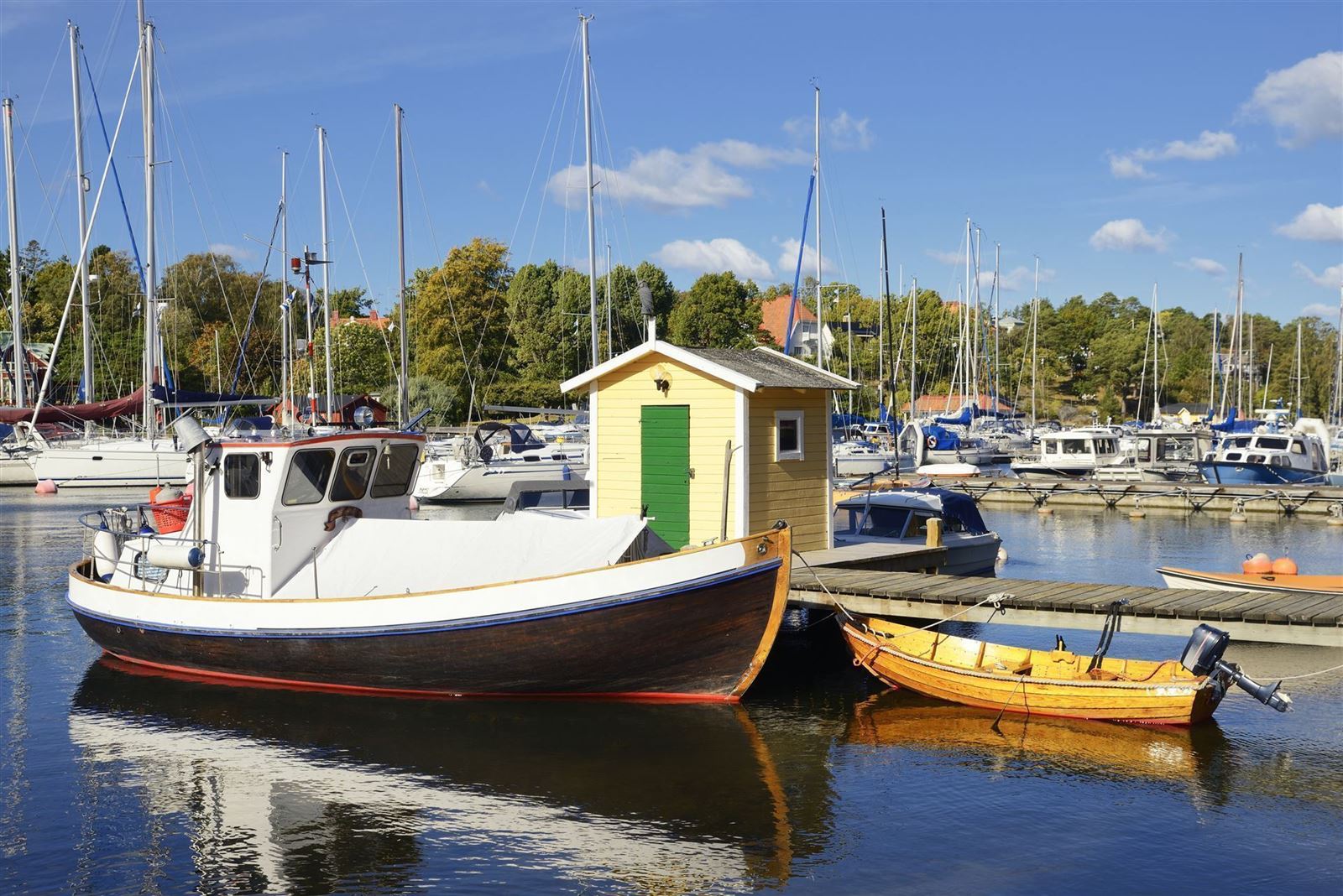 Hafen von Nynäshamn, Schweden